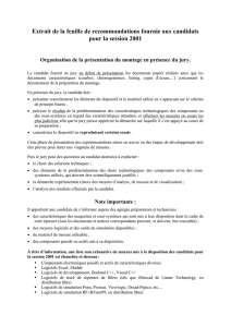 Rapport du jury de montage - Des ressources pour les STI