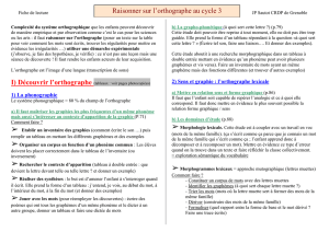 Complexité du système orthographique que les enfants peuvent