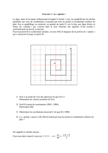 la « spirale - Mathématiques académie de Rouen