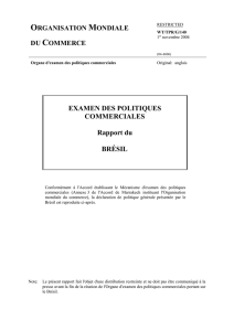 iii. &eacute;volution de la politique commerciale (2000-2003)