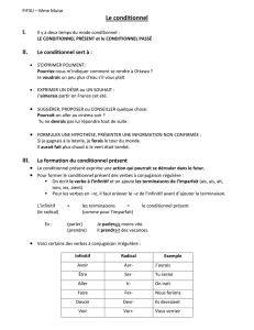 Le conditionnel