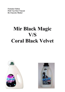 Coral Black Velvet