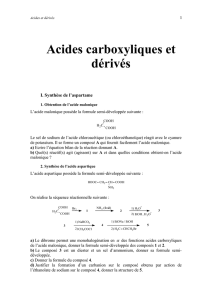 Acides Carboxyliques