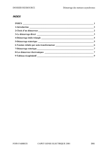 le demarrage des moteur asynchrones