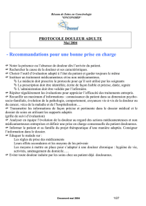 douleur - Onconord