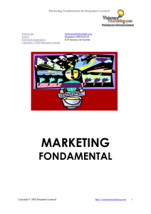 Marketing Fondamental