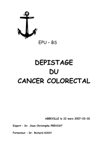 depistage du cancer colorectal