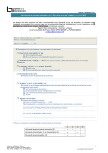 Télécharger le modèle de dossier de demande d`autorisation