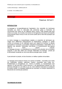 Massage - L`oeil du Kinésithérapeute