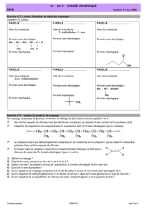1s – ds 9 – chimie oragnique