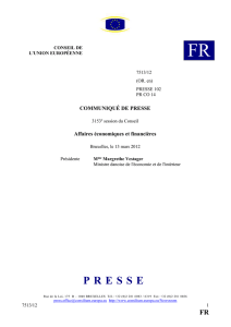 13.III.2012 CONSEIL DE L`UNION EUROPÉENNE FR 7513/12 (OR