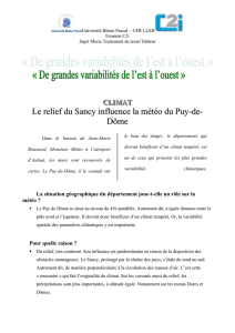 CLIMAT Le relief du Sancy influence la météo du Puy-de-Dôme