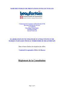 RC étude marque - Communauté de Communes du Beaufortain