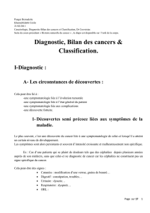 Pangui Bernadette Khamsithideth Cécile 21/02/2011 Cancérologie
