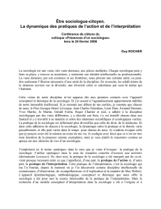 Sociologue-citoyen - Papyrus : Université de Montréal