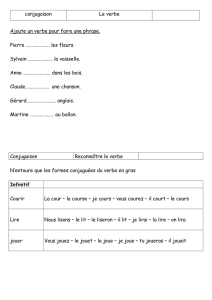 conjugaison