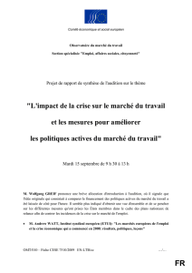 OMT/010 Projet de rapport de synthèse