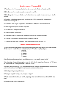 Question examen 1ère session 2006 1/ Actuellement en France