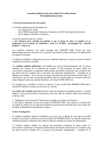 Annexe 1 à la question 7