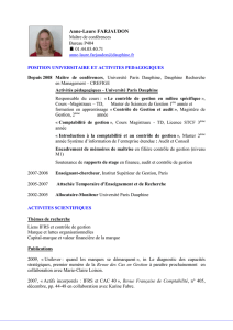 Anne-Laure FARJAUDON - Master Comptabilité Contrôle Audit (CCA)