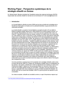 eHealth Position Paper