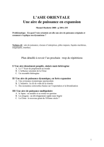 l`asie orientale - Lycée de la Mer et du Littoral