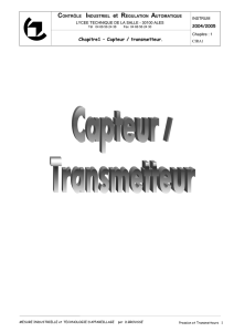 Capteur / Transmetteur.