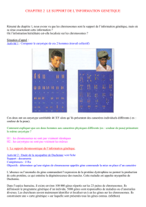 chapitre 2 le support de l`information genetique