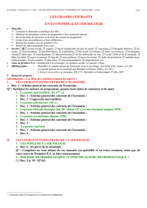 LES GRANDS COURANTS