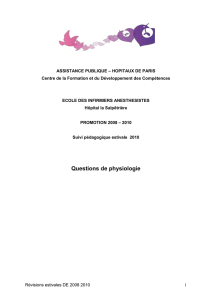 ASSISTANCE PUBLIQUE – HOPITAUX DE PARIS Centre de la