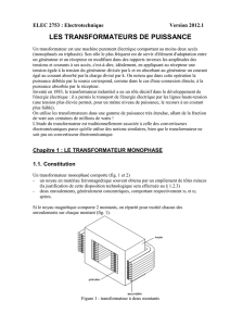 Les transformateurs de puissance