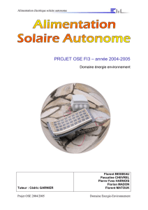 Annexe 7 : la facture du panneau solaire