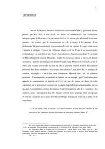 Cet idéalisme se différencie, et Husserl le précise