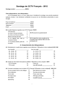 Sondage de CCTV Français