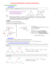 triangles isometriques