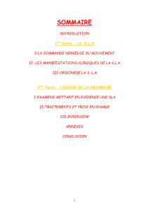 SOMMAIRE - vivre avec la sclerose laterale amyotrophique