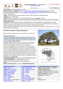 Parkia biglobosa - Documents pour le développement durable de l