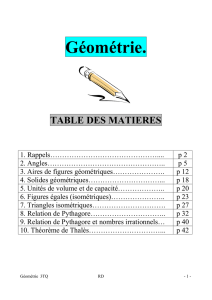 Représentations graphiques