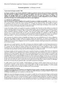 A quoi servent les banques centrales – AlterEco – novembre 2007