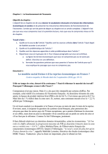 Le modèle social freine-t-il la reprise économique en France