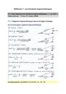R7S1 Des rapports aux fonctions trigonométriques