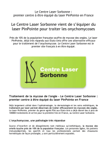 Le Centre Laser Sorbonne : premier centre à être équipé du laser