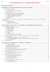 I - Qu`est-ce que l`économie