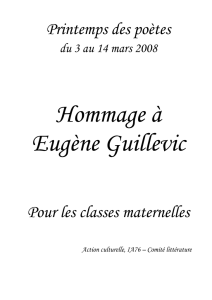 Dossier poésie Guillevic cycle 1