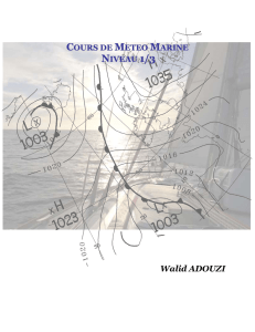 Support de cours Météo 1 – Les Glénans – Walid Adouzi