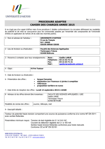 cahier des charges annee 2015