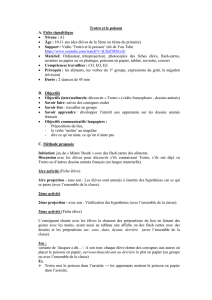 Trotro et le poisson Planification