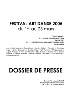 festival art danse 2001