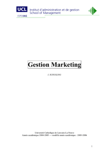 Gestion Marketing