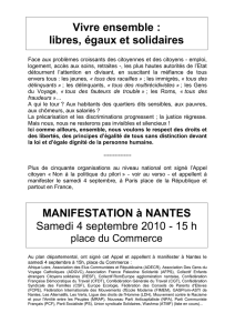 Tract : Non à la politique du pilori, le 4 septembre 2010